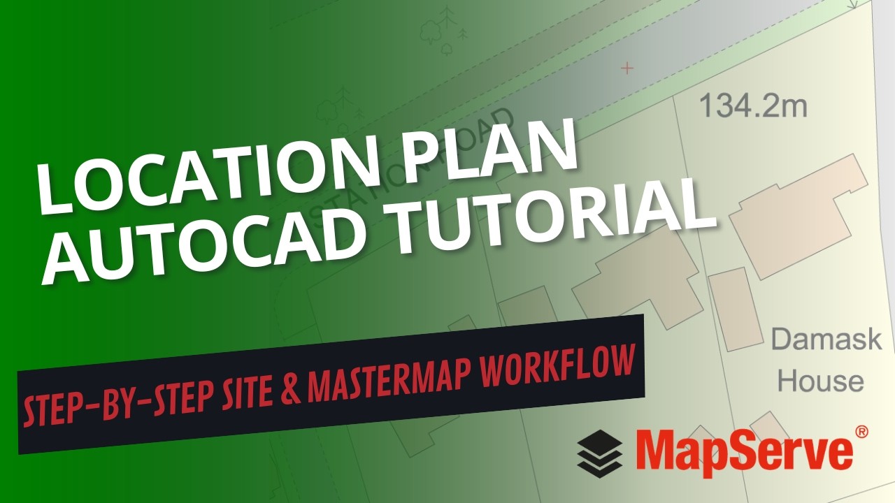AutoCAD Location Plan in 15 Minutes | MasterMap Workflow Explained