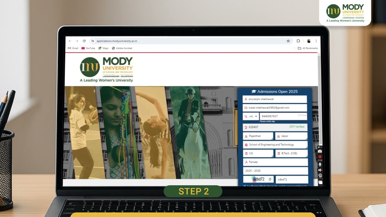 How to apply for Mody University?