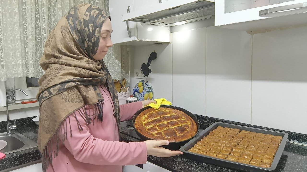 Bayrama Özel Ev Yapımı Baklava🍯🍬 & Ramazan Çöreği 🥐🧡 Kolay Tariflerle Şölen!🌙🕋📿🕌