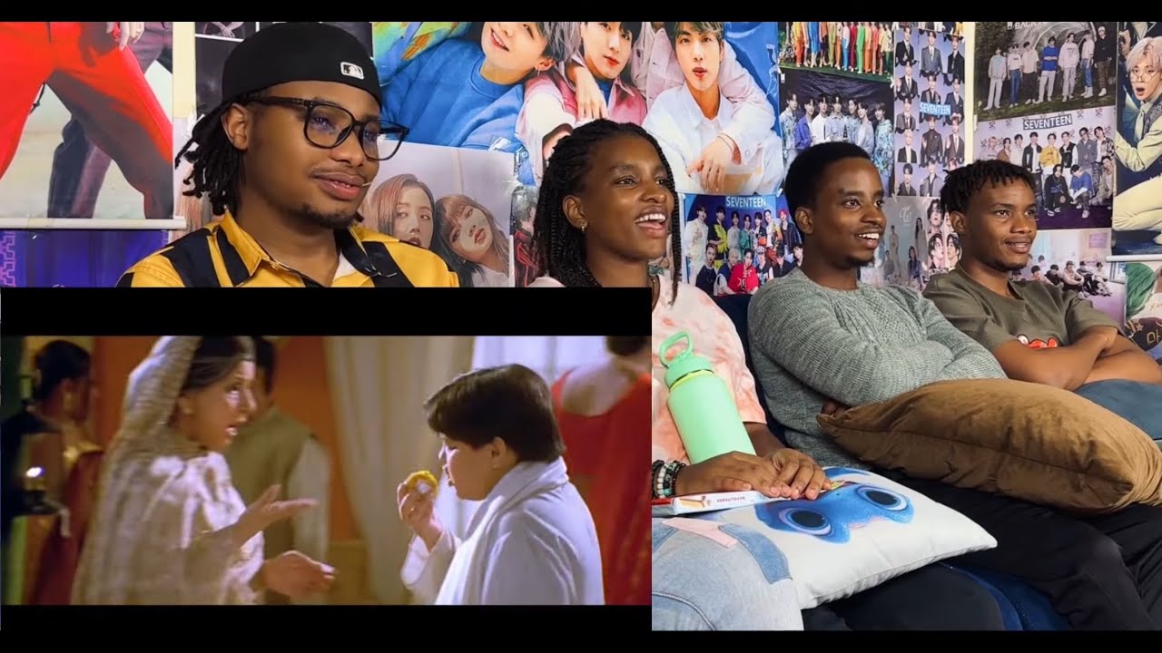 Africans react to Kabhi Khushi Kabhie Gham Full Video - Title Track | Shah Rukh Khan Lata Mangeshkar