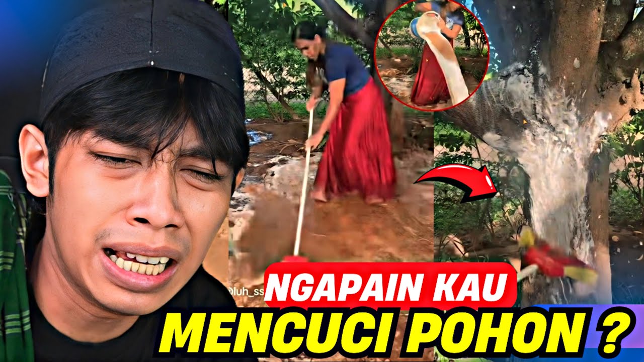 BIKIN EMOSI ! IBU INI NGEPEL TANAH DAN MENCUCI POHON ‼️😭