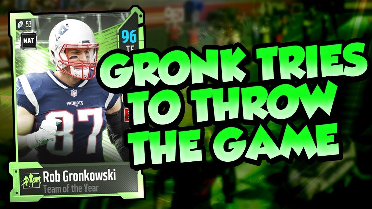 Madden 18 Ultimate Team :: Gronk Tries to Throw the Game :: Budget Squad