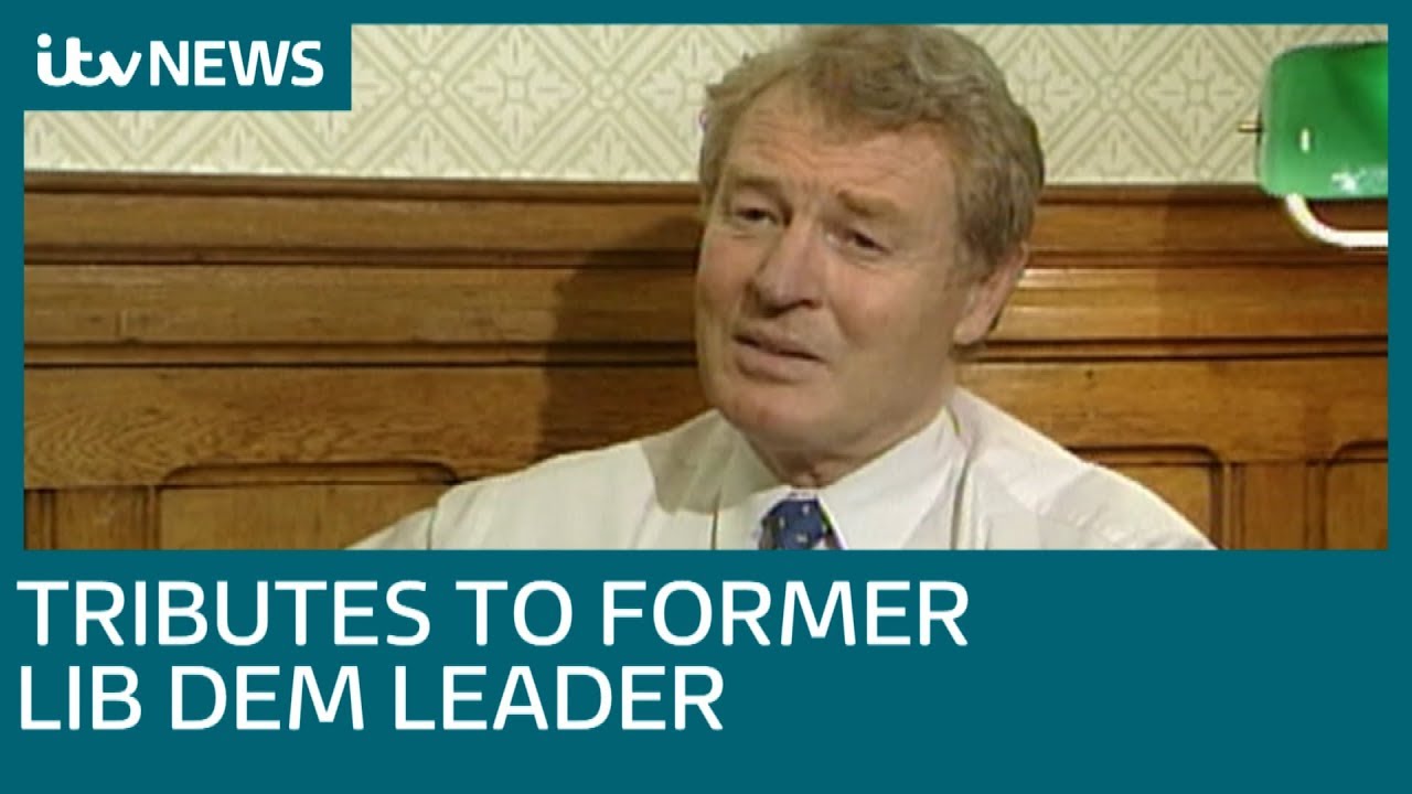 Former Liberal Democrats leader Paddy Ashdown dies aged 77 | ITV News