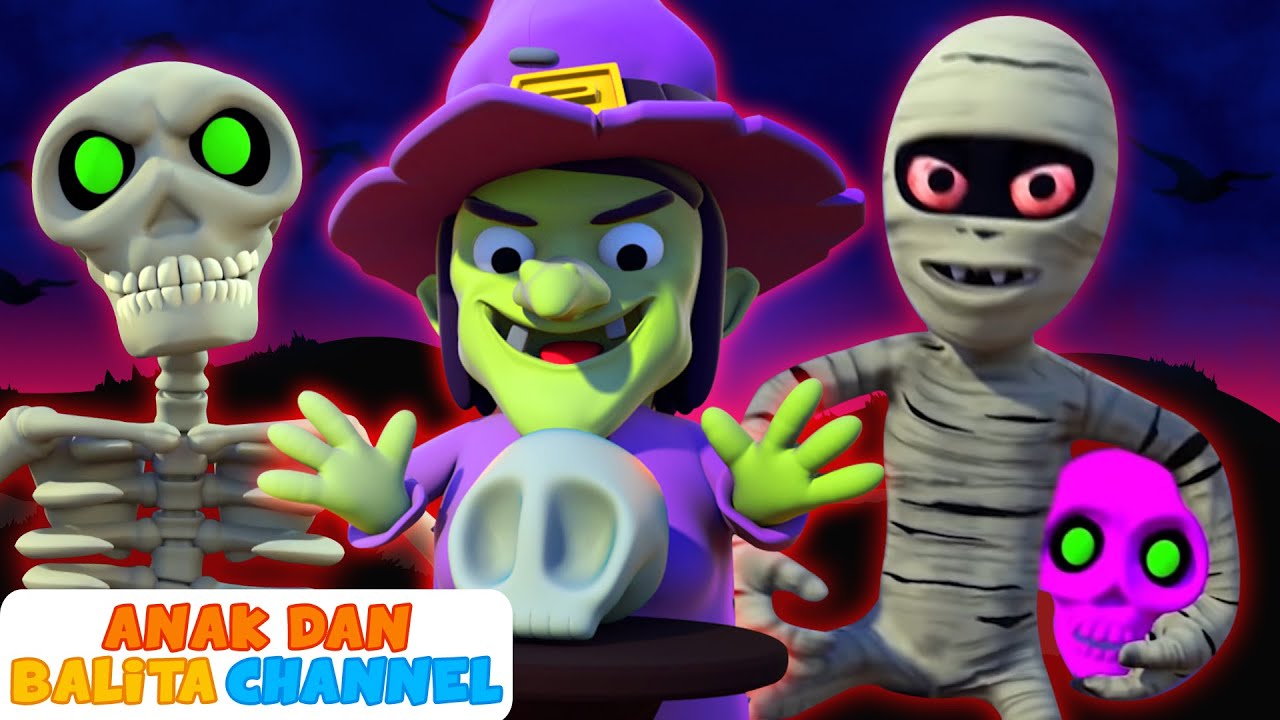 Lagu Halloween | Lagu Menakutkan Untuk Anak Anak | Lagu Anak Anak | ABC Bahasa Indonesia