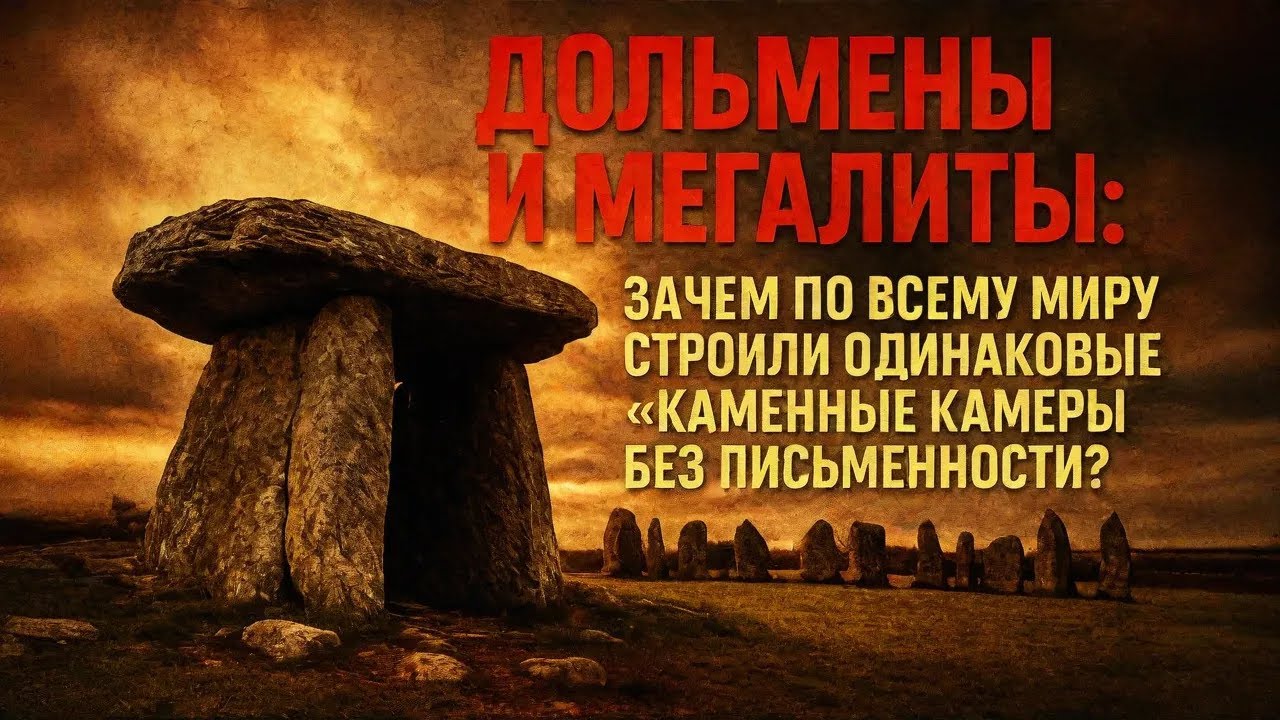 Дольмены и мегалиты: зачем по всему миру строили одинаковые &ldquo;каменные камеры&rdquo; без письменности?
