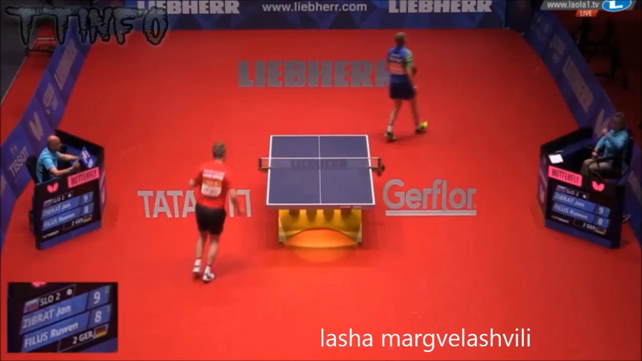 Jan Zibrat vs Ruwen Filus (WTTTC 2018)