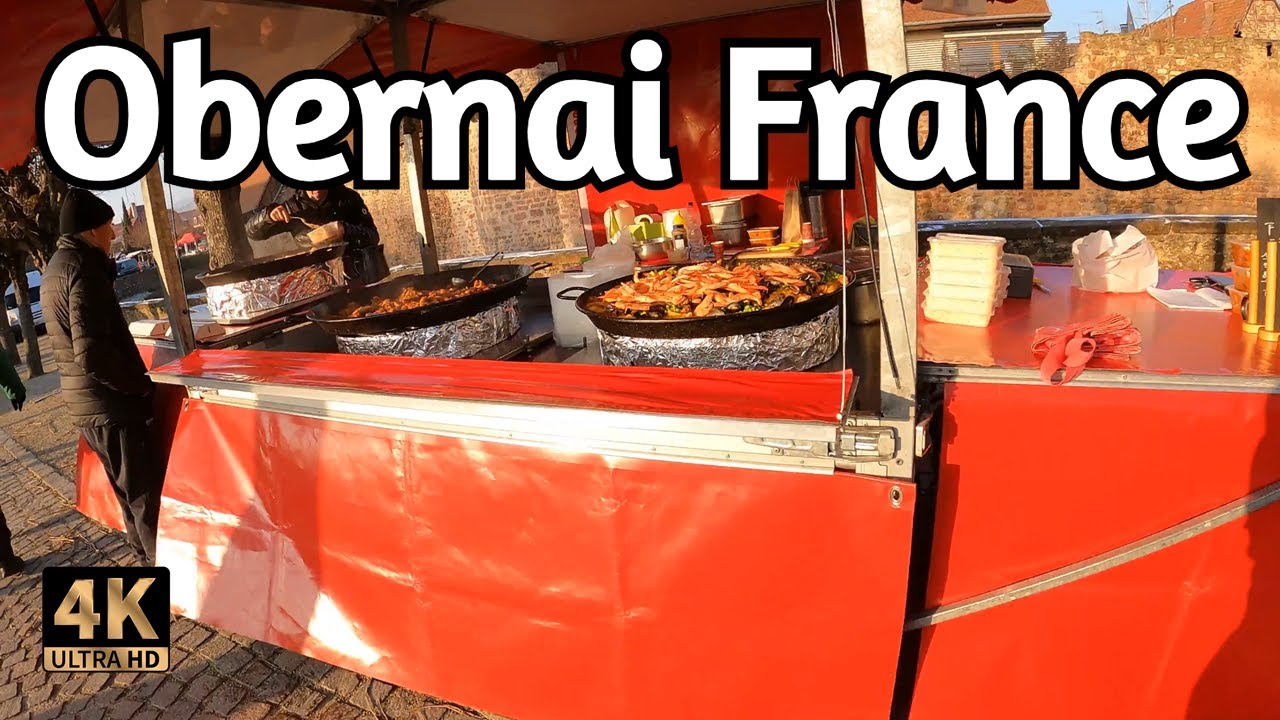 A walk thru Obernai Market, Alsace France