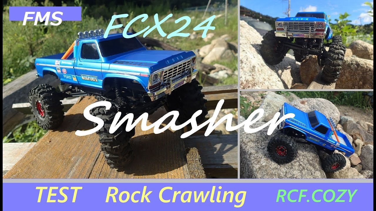 TEST FCX24 Smasher スマッシャー で ロック クローリング / モンスタートラック