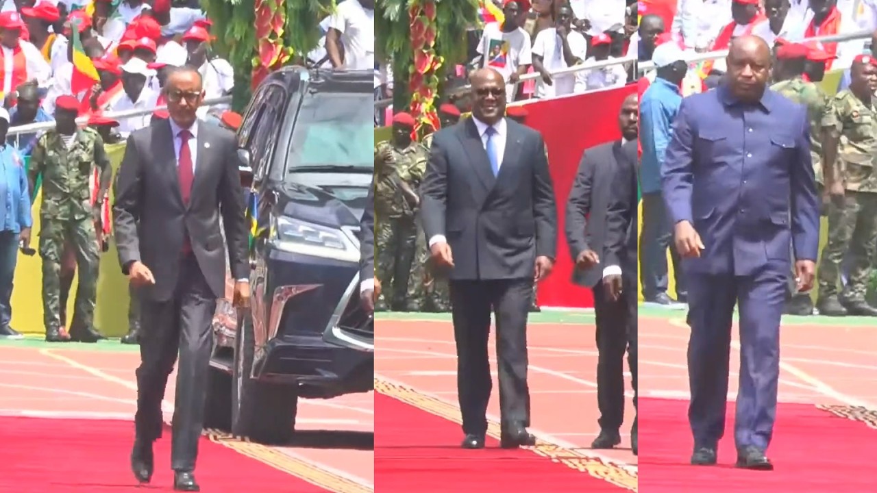 VIDEO Yose H.E PAUL KAGAME Yakiriwe Mucyubahiro Kidasanzwe Muri CONGO B🥰Imbere Ya NEVA Na KISEKEDI