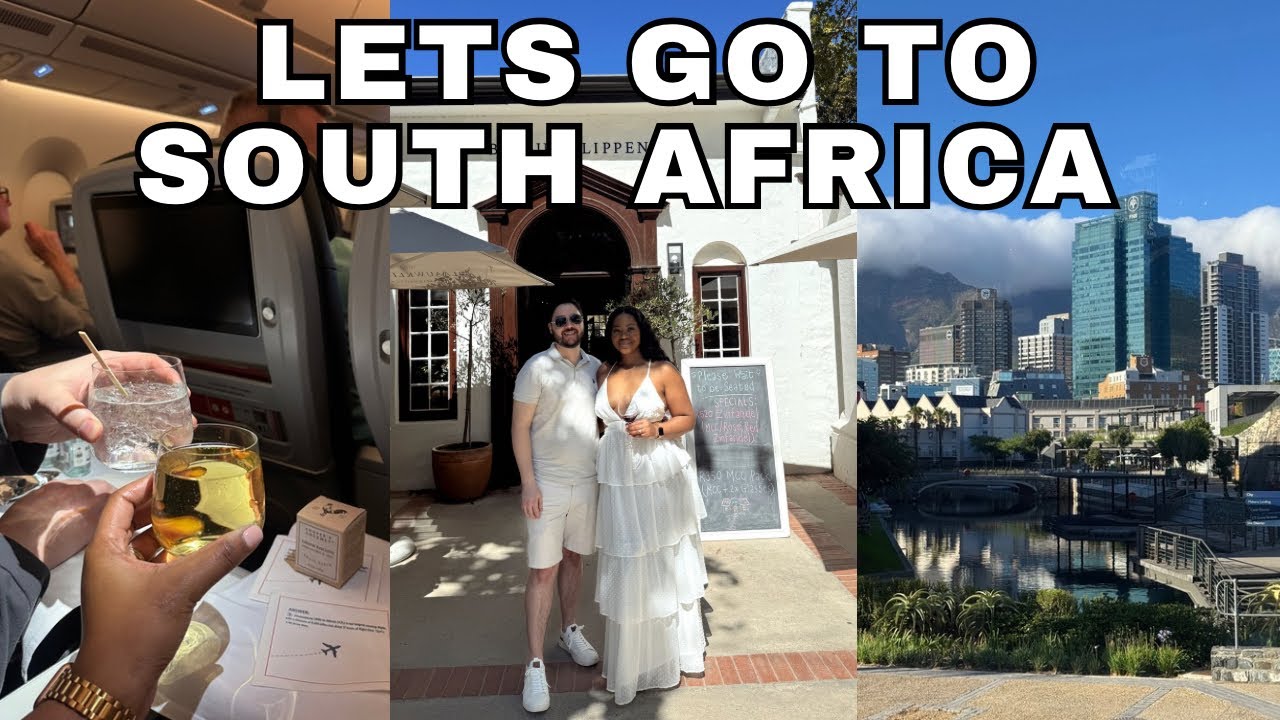 VLOG : GOING HOME (SOUTH AFRICA 🇿🇦) AFTER 2 YEARS| MY AMERICAN HUSBANDS FIRST TIME IN CAPE TOWN 😳
