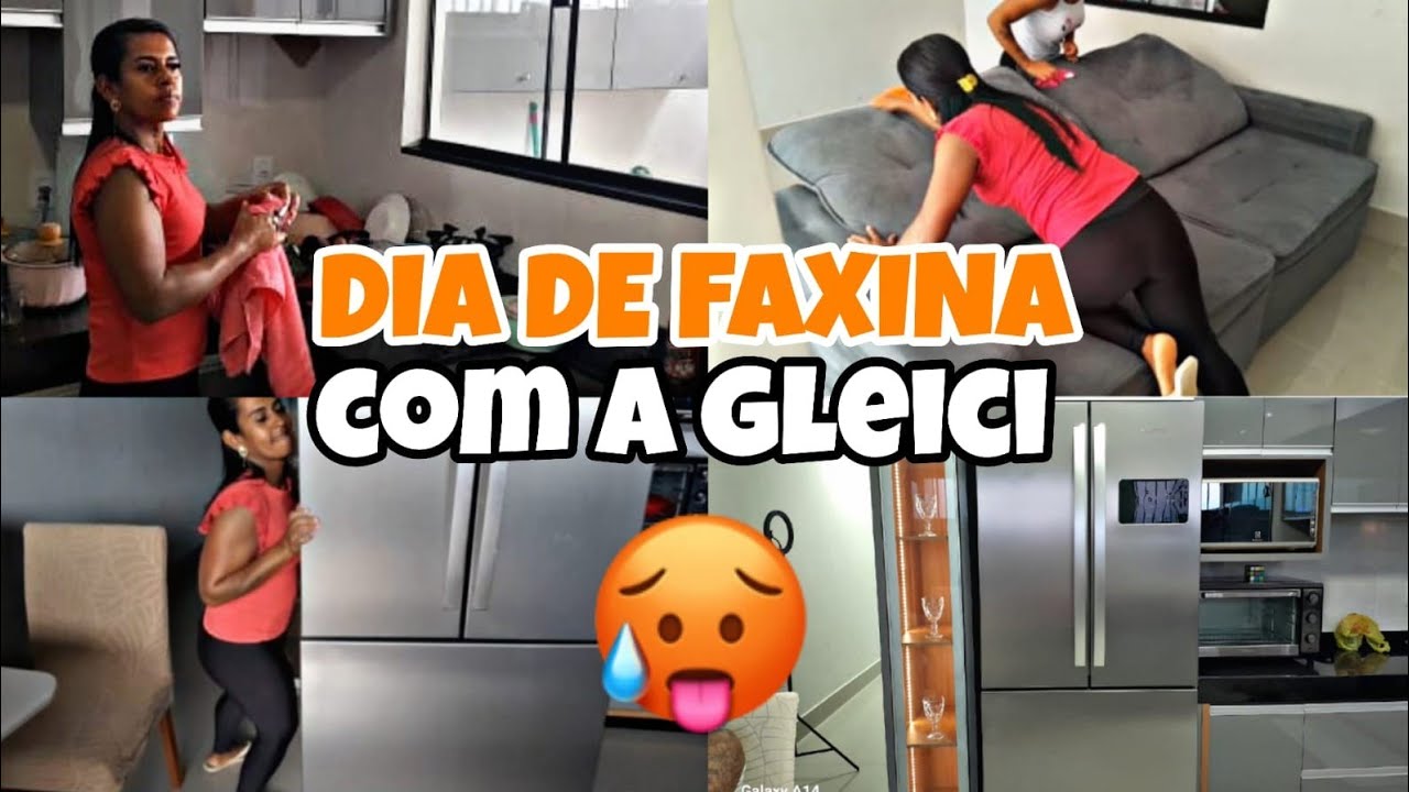 Dia de faxina pesada joguei duro