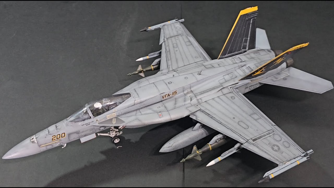 Building the 1/48 F/A-18E Super Hornet