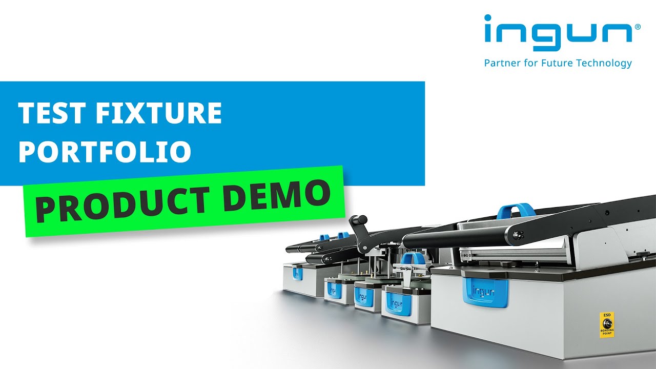 INGUN - Modular test fixtures simplify your assembly