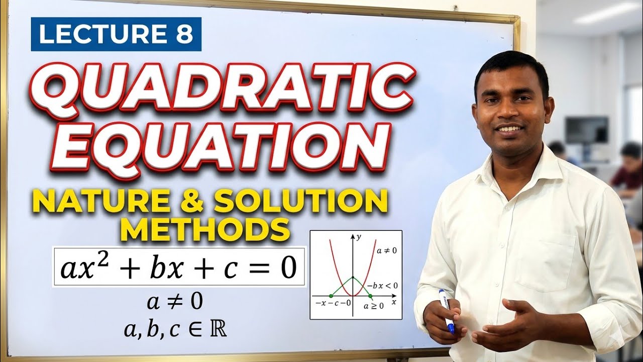 Quadratic Equation Explained | Finding Root & Nature of Roots | Basic Mathematics |Quadratic formula