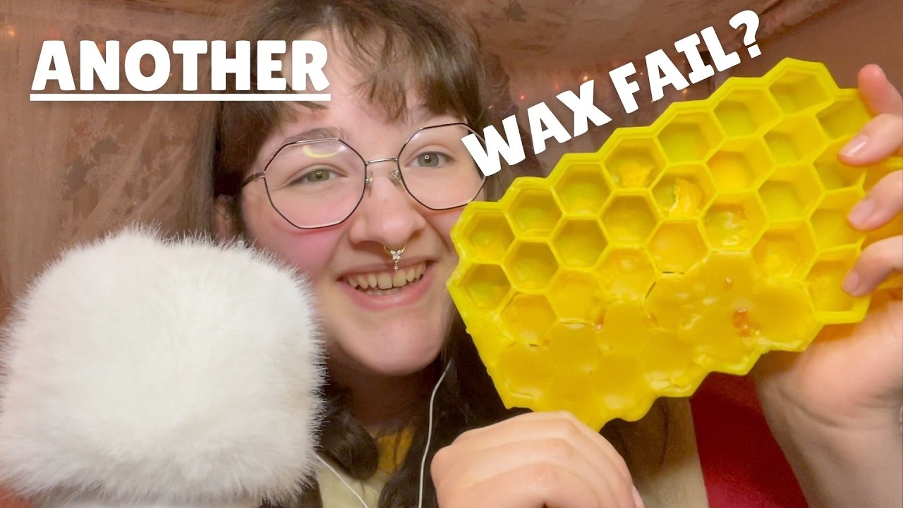 ASMR Homemade Wax Candy (FAIL)