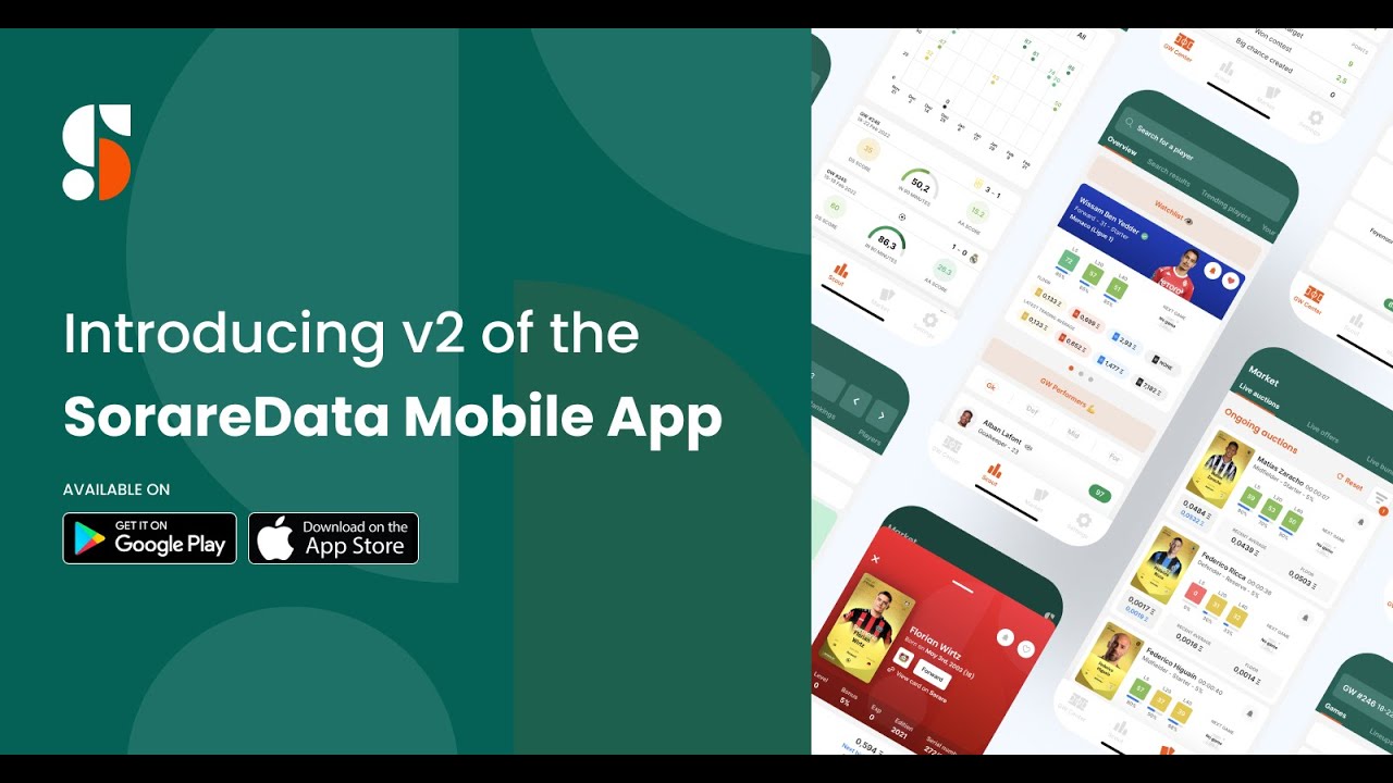 🚨 Introducing v2 of the SorareData Mobile App 🚨
