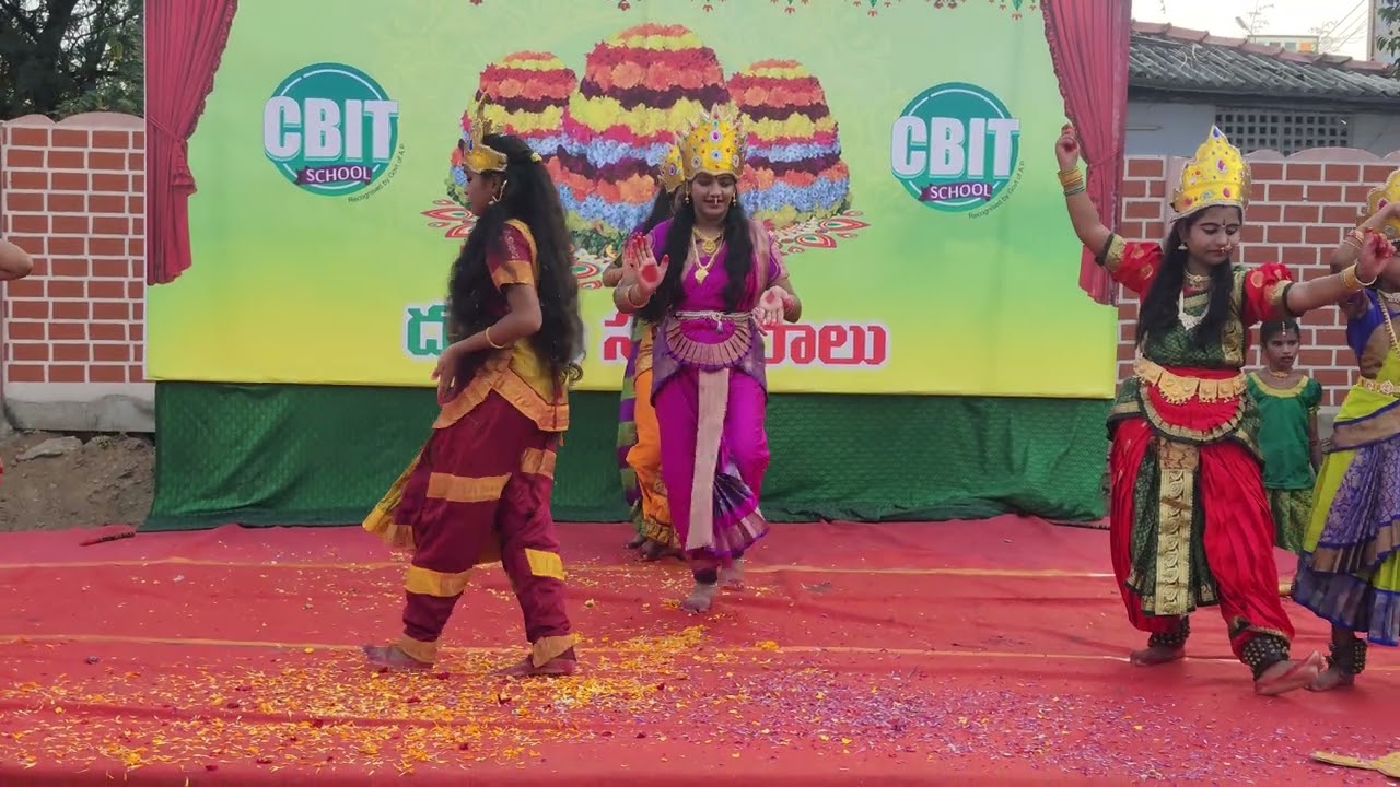 Ayigiri nandini | Dasara celebrations at CBIT SCHOOL - NARASARAOPET.