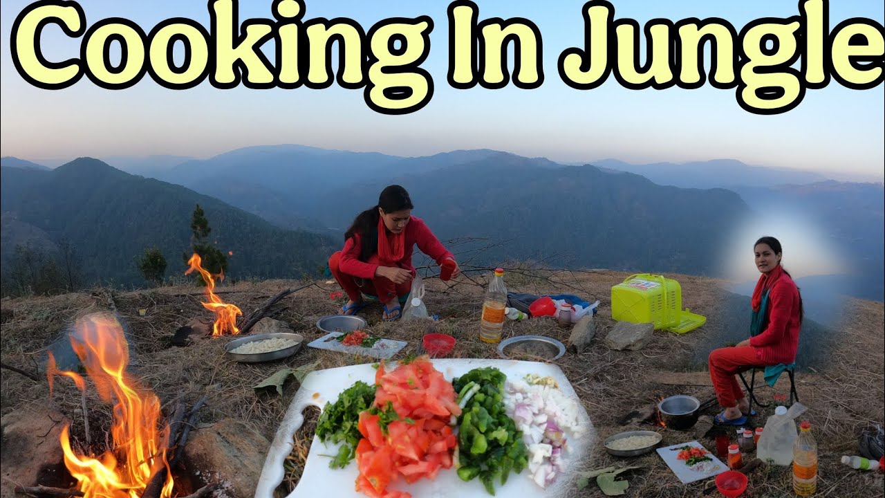Cooking in peaceful place of uttarakhand||uttarakhand forest|| Kavita Goswami||