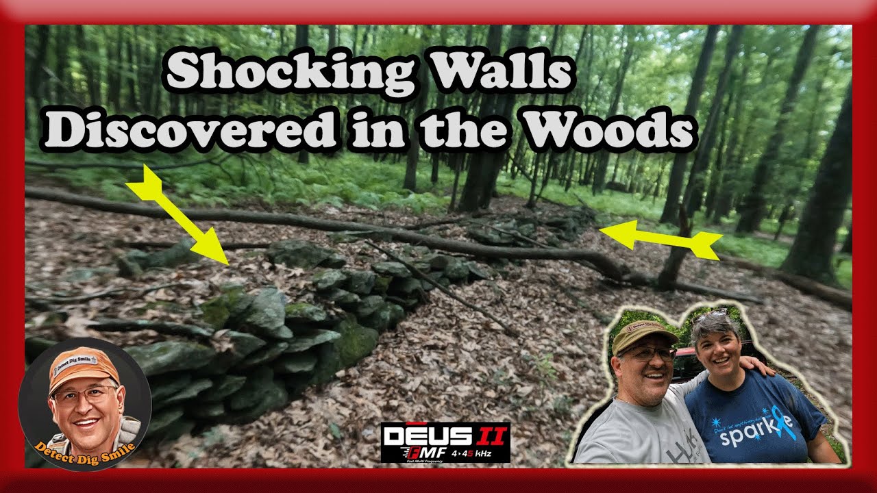 My Wife Uncovers SHOCKING object in the Woods with Metal Detecting
