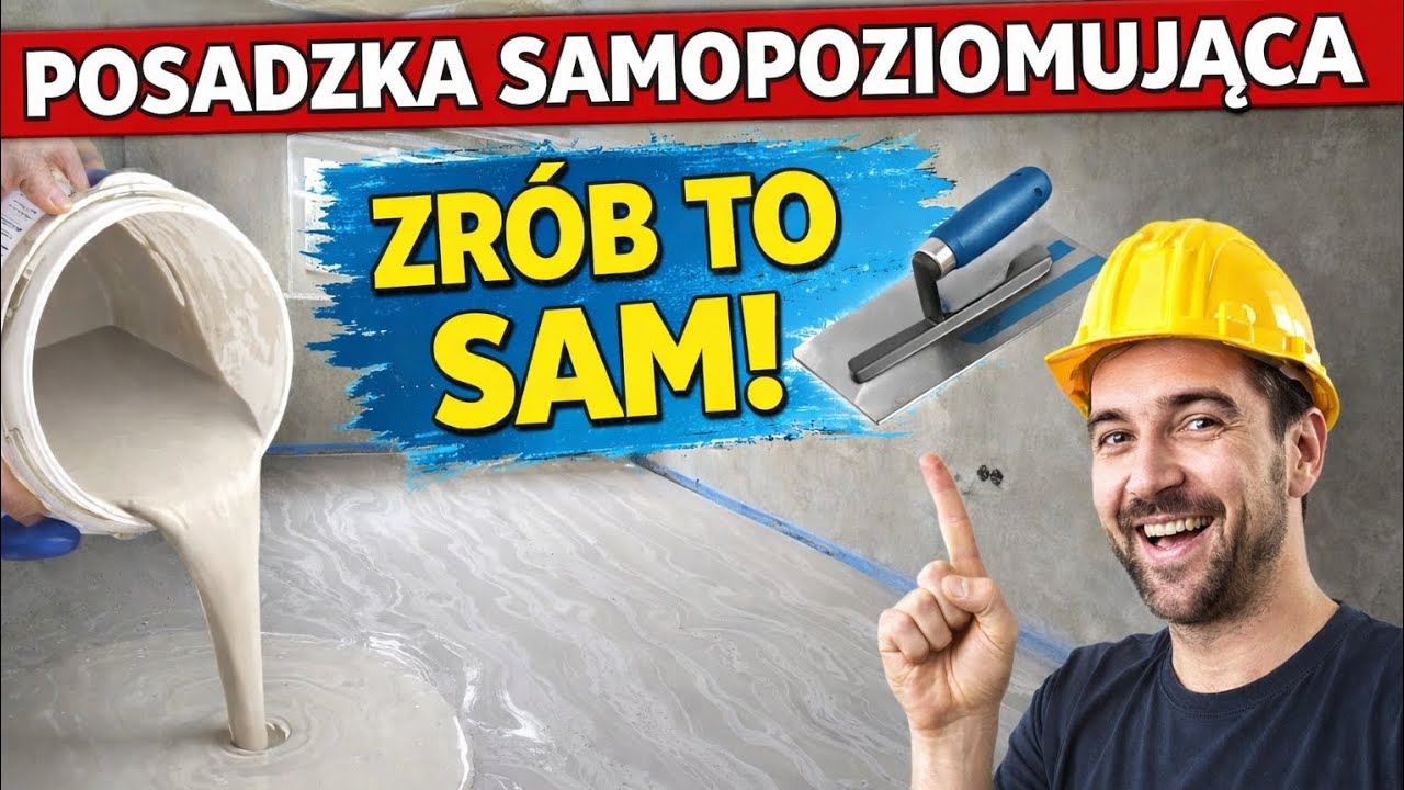 JAK WYKONAĆ POSADZKĘ SAMOPOZIOMUJĄCĄ #ciekawostki #posadzka #remont #dom #mieszkanie #zróbtosam