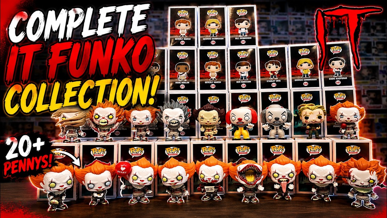 The ENTIRE IT Funko Pop Collection!!!
