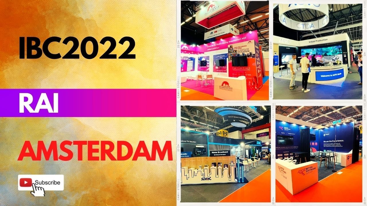 WELCOME TO IBC 2022 TRADE SHOW AT RAI AMSTERDAM WITH  INTERIOR TODAY