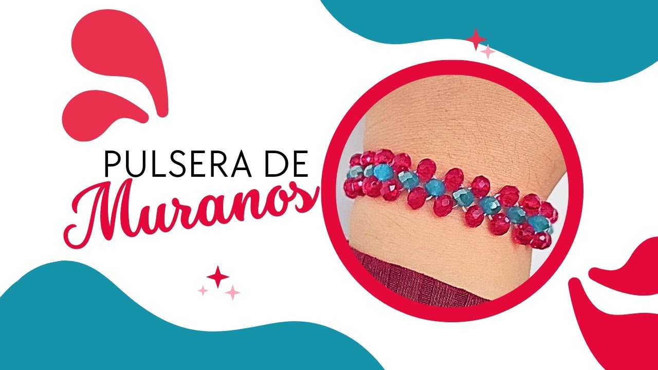 Pulsera de muranos. 🤗✨