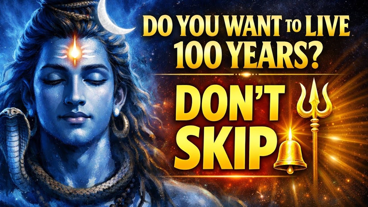 Do You Want to Live 100 Years? Warning : Don’t Skip the Middle | Shiva 100 Mahamantra Collection 