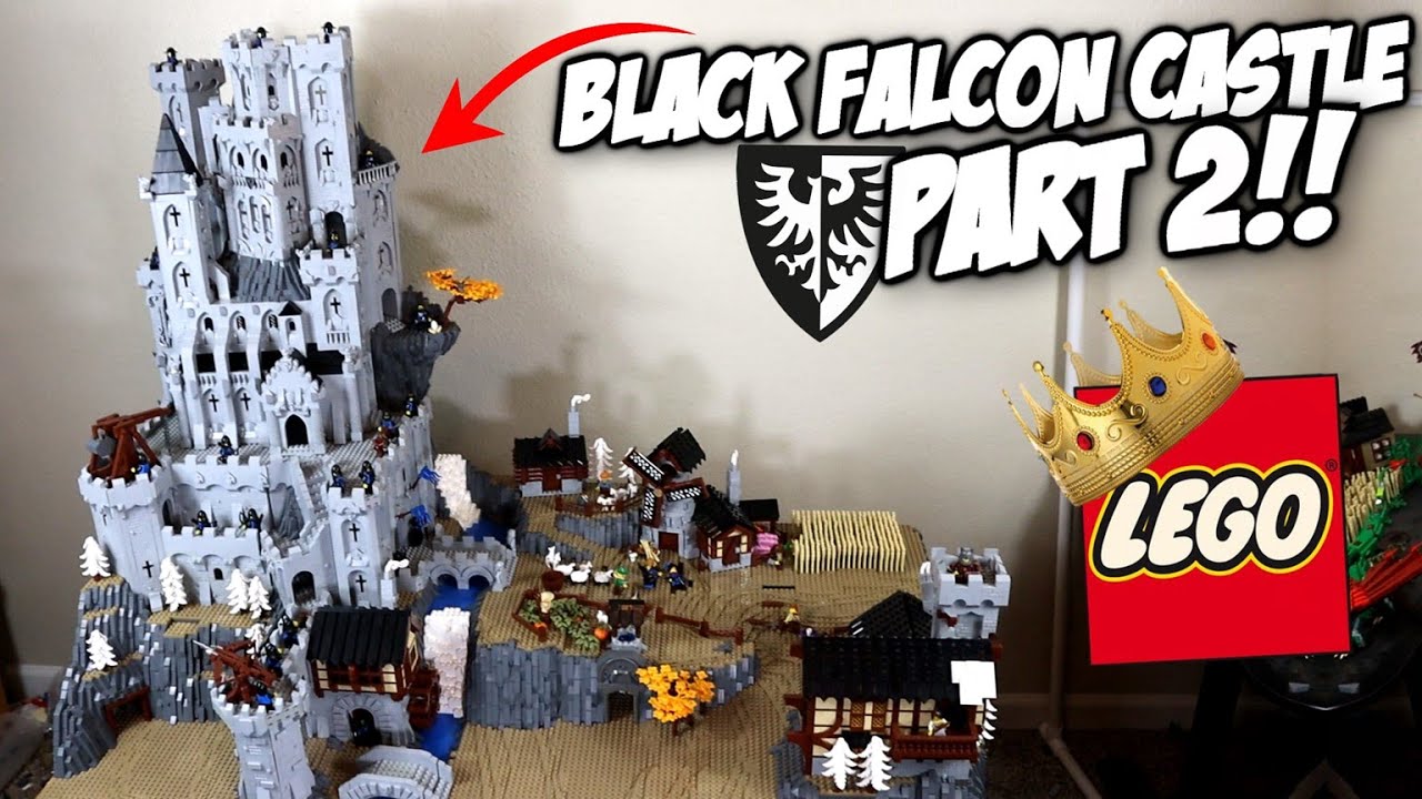 LEGO Black Falcon Mountain Castle MOC - Build Update #5
