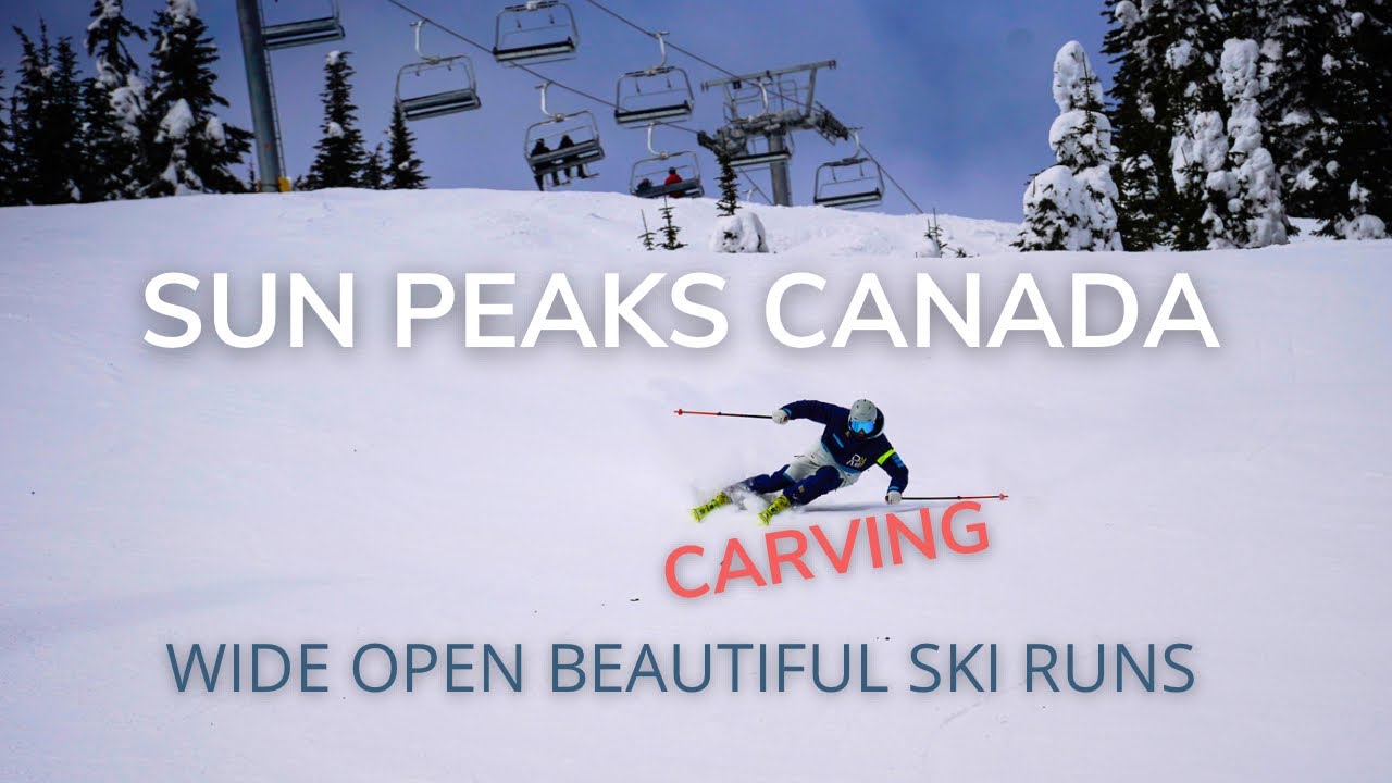 Sun Peaks Carving WIDE OPEN RUNS - Tom Gellie
