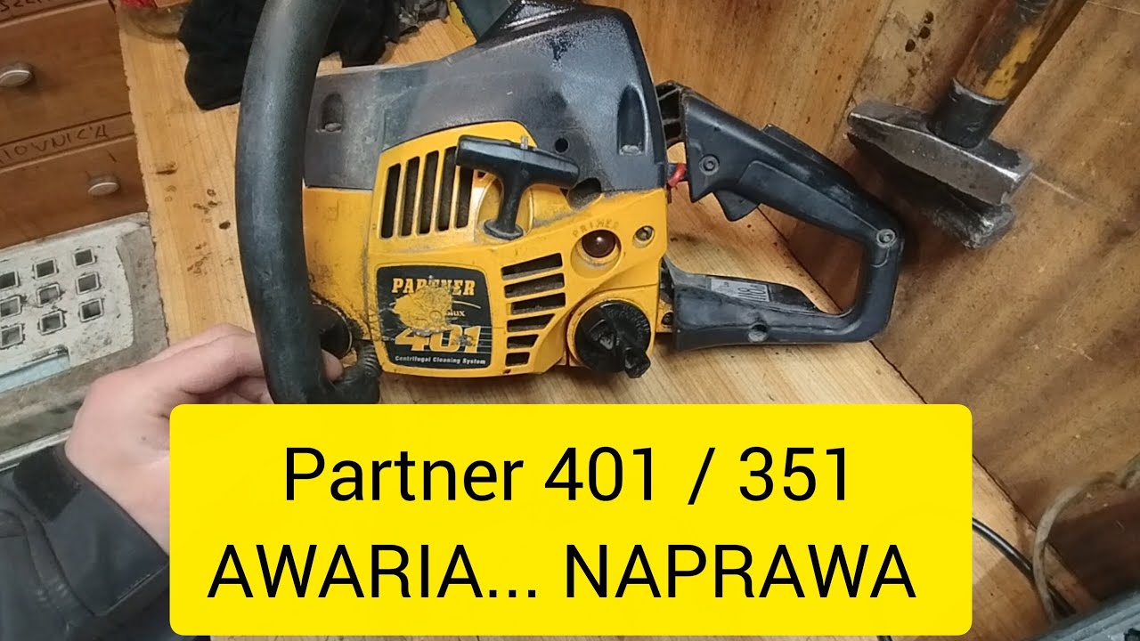 Nieszczelność w pile spalinowej partner 401 /351 objawy diagnoza i naprawa, kruciec/łącznik gaźnika 