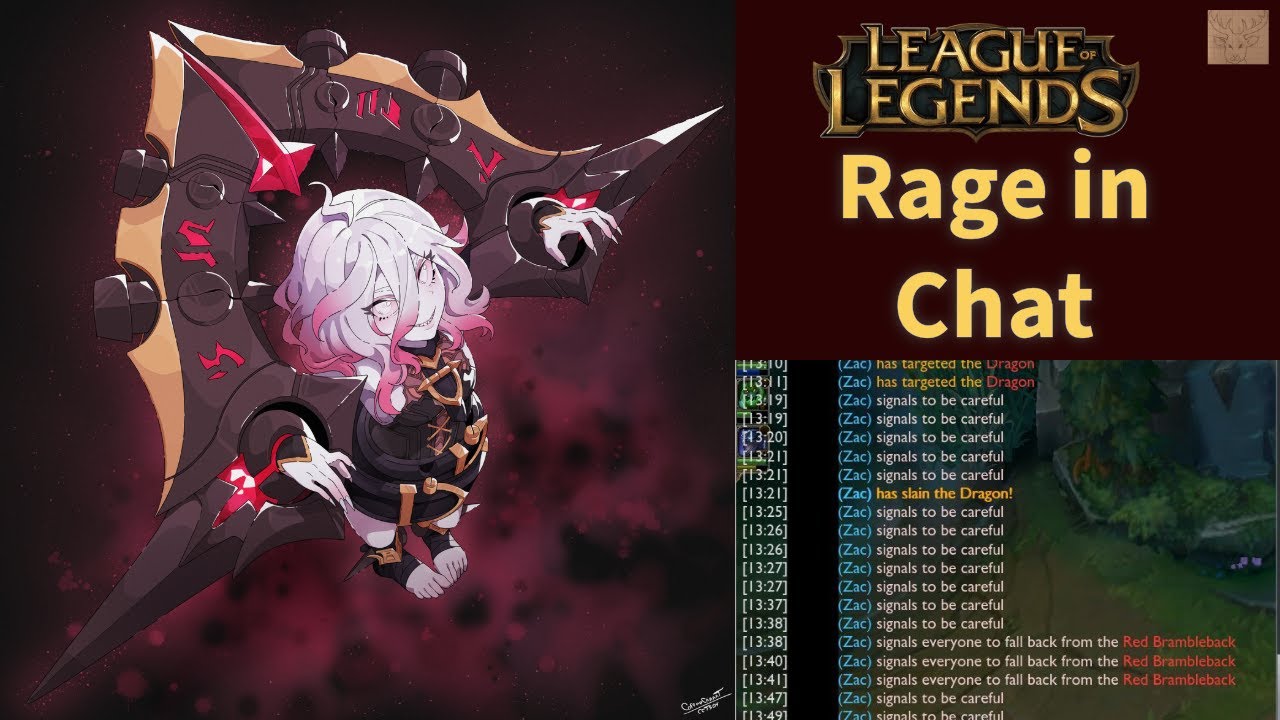Rage in Chat - League Of Legends || LoL Chat Part 5