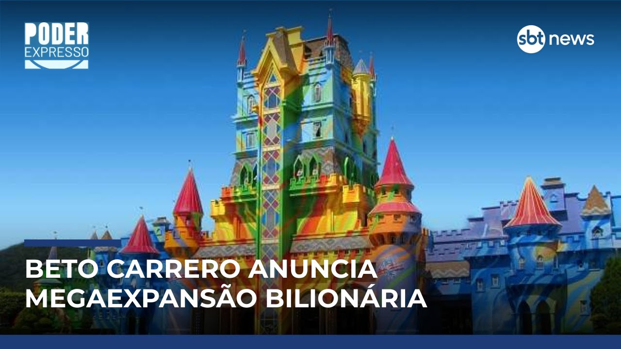 Beto Carrero investe R$ 2 bilhões em expansão que terá hotéis e área do Bob Esponja | #PoderExpresso
