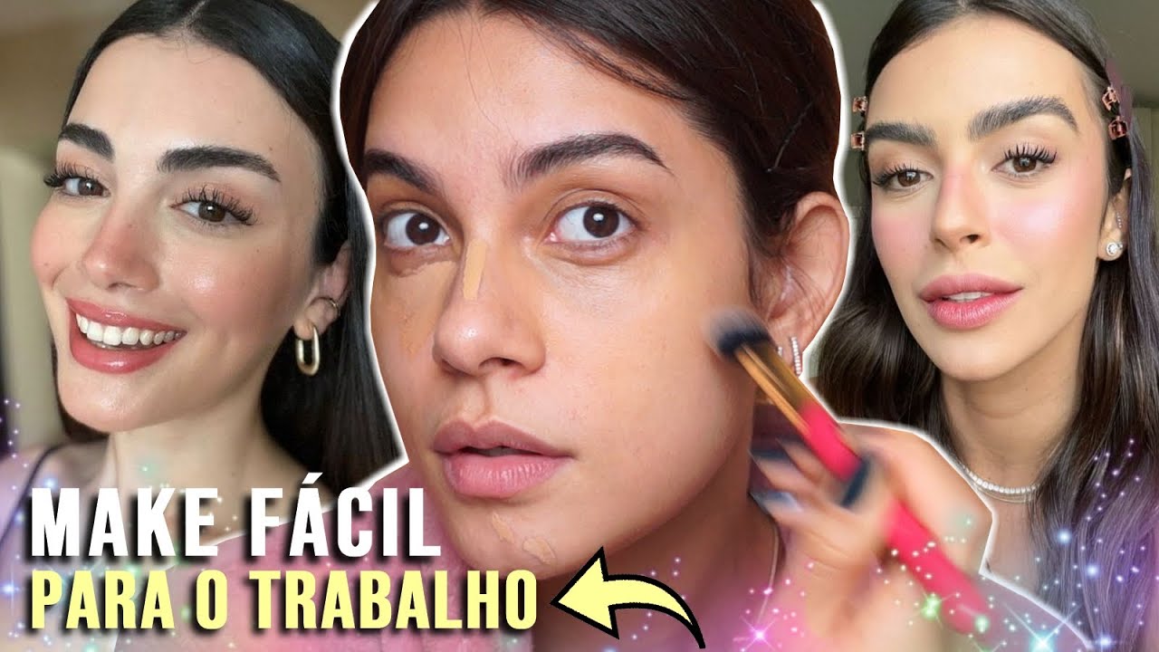 MAKE SEM BASE para TRABALHAR CONFORT&Aacute;VEL!