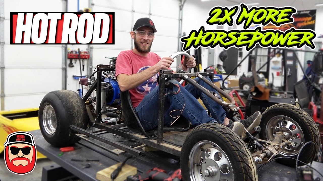 Hot Rod Go Kart Gets A Built Engine 🔥- Tillotson 212