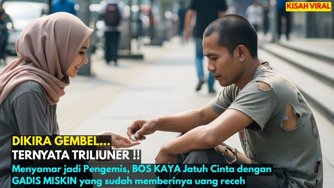 Nyamar jadi Pengemis, BOS KAYA Jatuh Cinta dengan GADIS MISKIN yang sudah memberinya uang receh.
