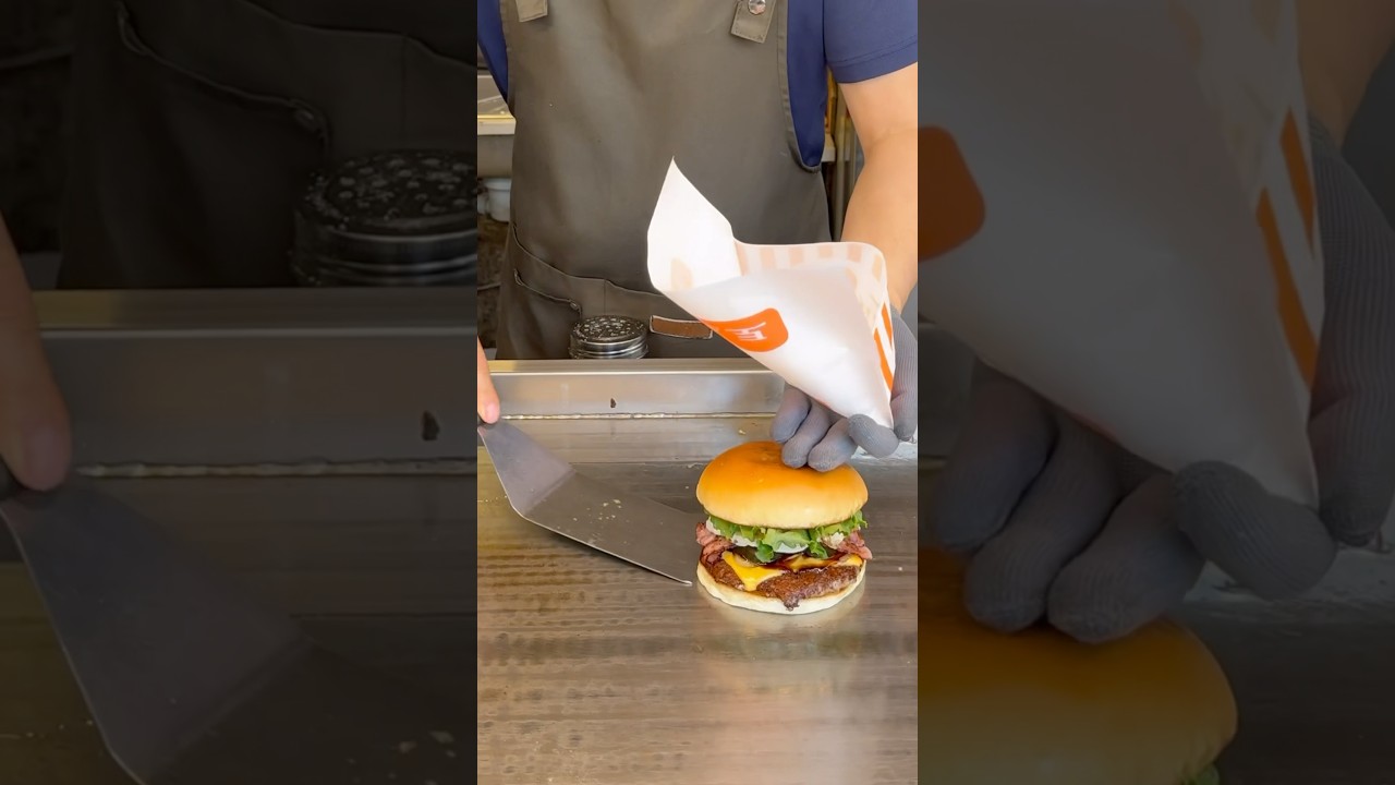 프랜차이즈 보고있나? 미친 가성비 수제버거 / Bacon Cheese Egg Burger