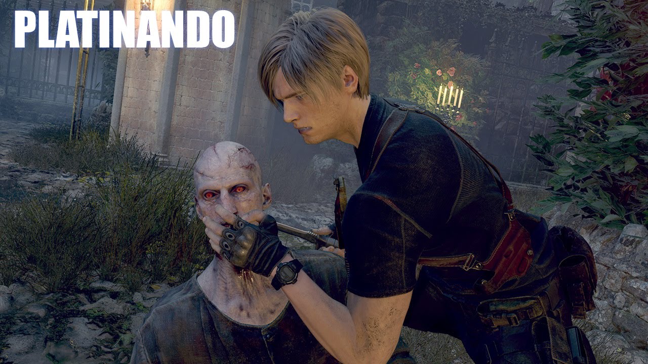 RESIDENT EVIL 4 REMAKE - PLATINANDO NO PC! (35/46) AO VIVO