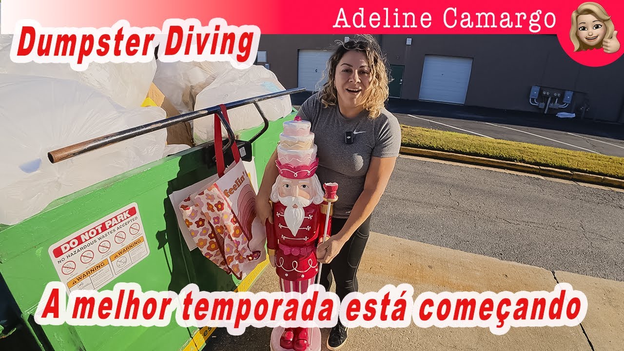 Dumpster diving: O que as lojas jogam fora no fim do ano! a temporada está começando.