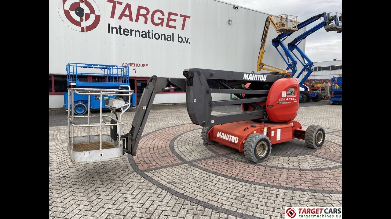 781564 MANITOU 150AETJL ARTICULATED BI-ENERGY BOOM 150AETJ WORK LIFT W/JIB 1540CM 2012 908809