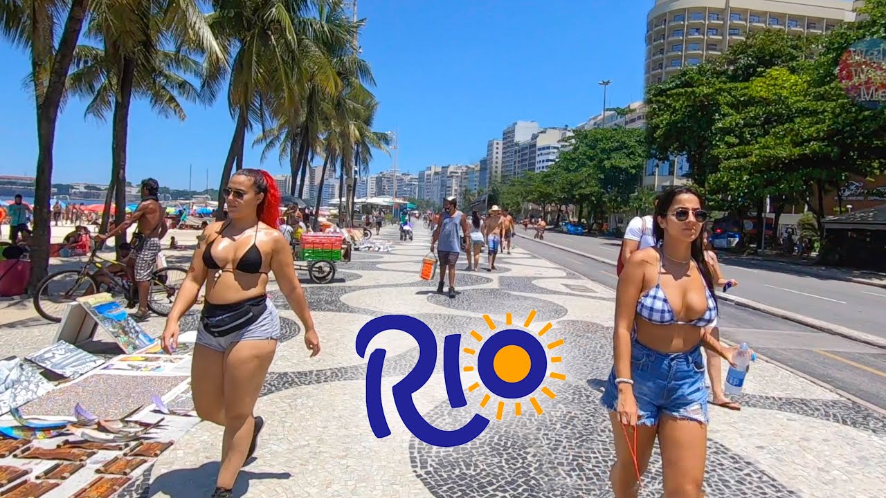 Copacabana Rio de Janeiro, Brasil - Avenida Atlantica | Video Walk