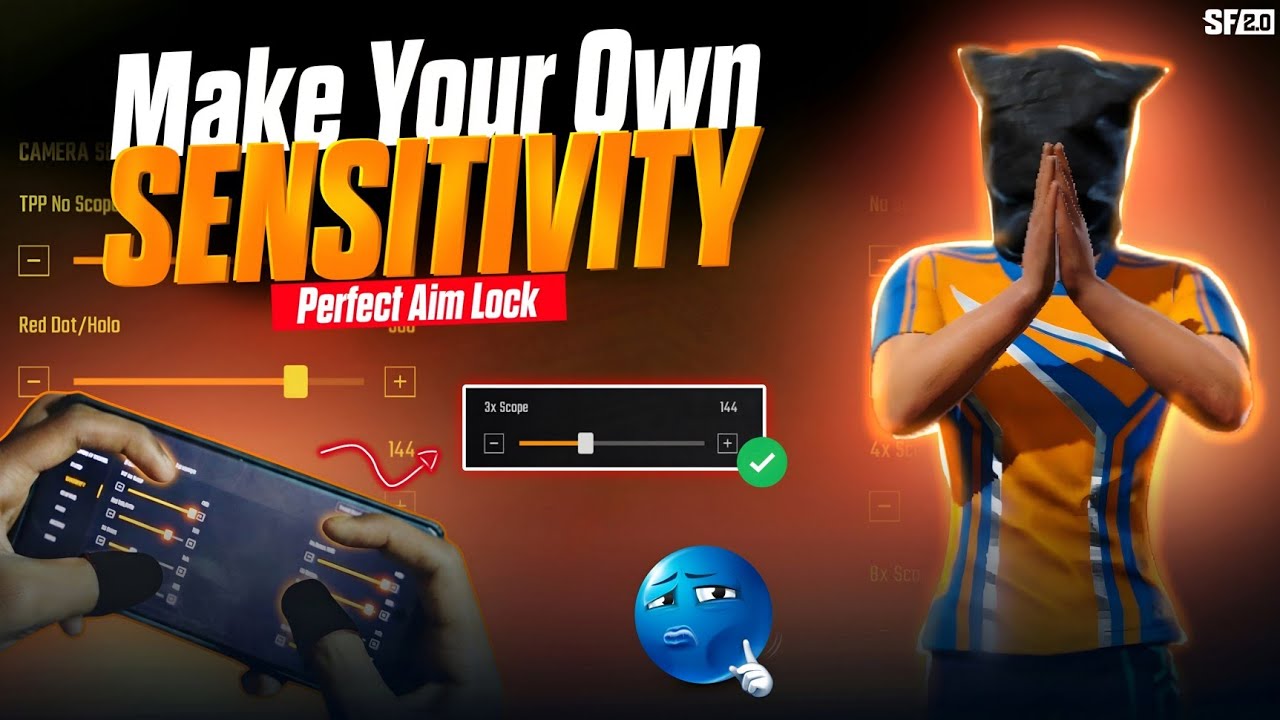 How To Make Own Sensitivity in Scarfall 2.0 | Perfect AIM LOCK Sensitivity 🎯
