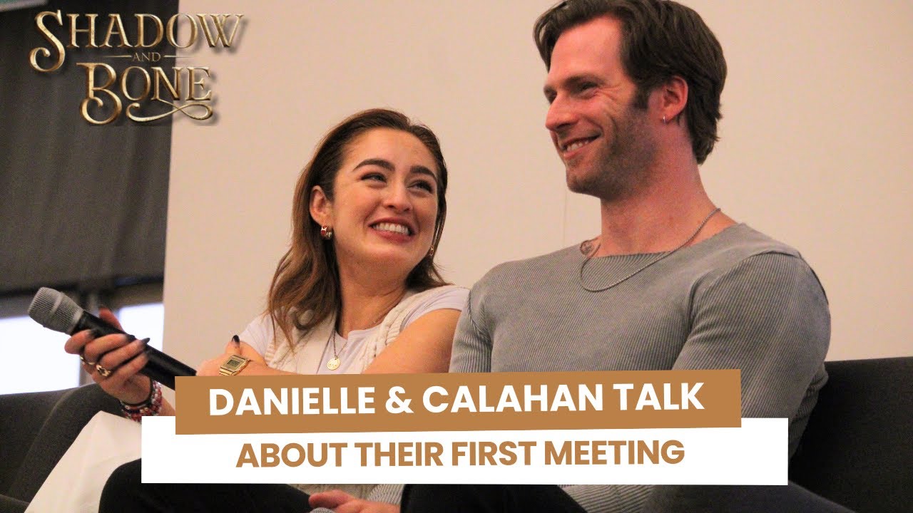 Danielle Galligan & Calahan Skogman talk about their first meeting & Helnik