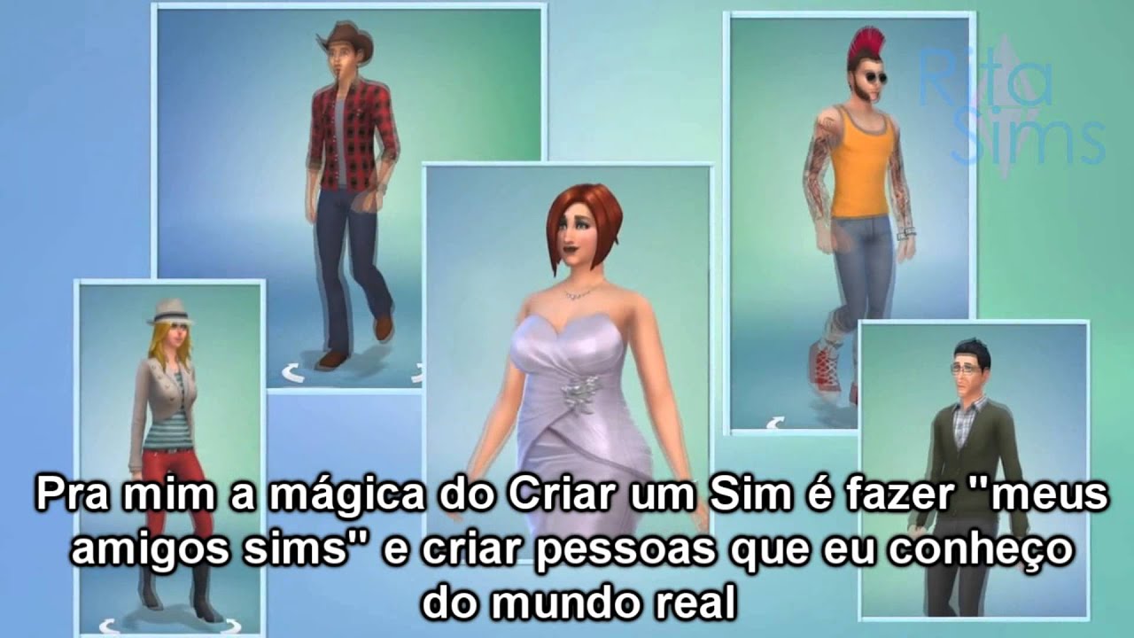 The Sims 4: Create A Sim Official Gameplay Trailer - Legendado PT-BR