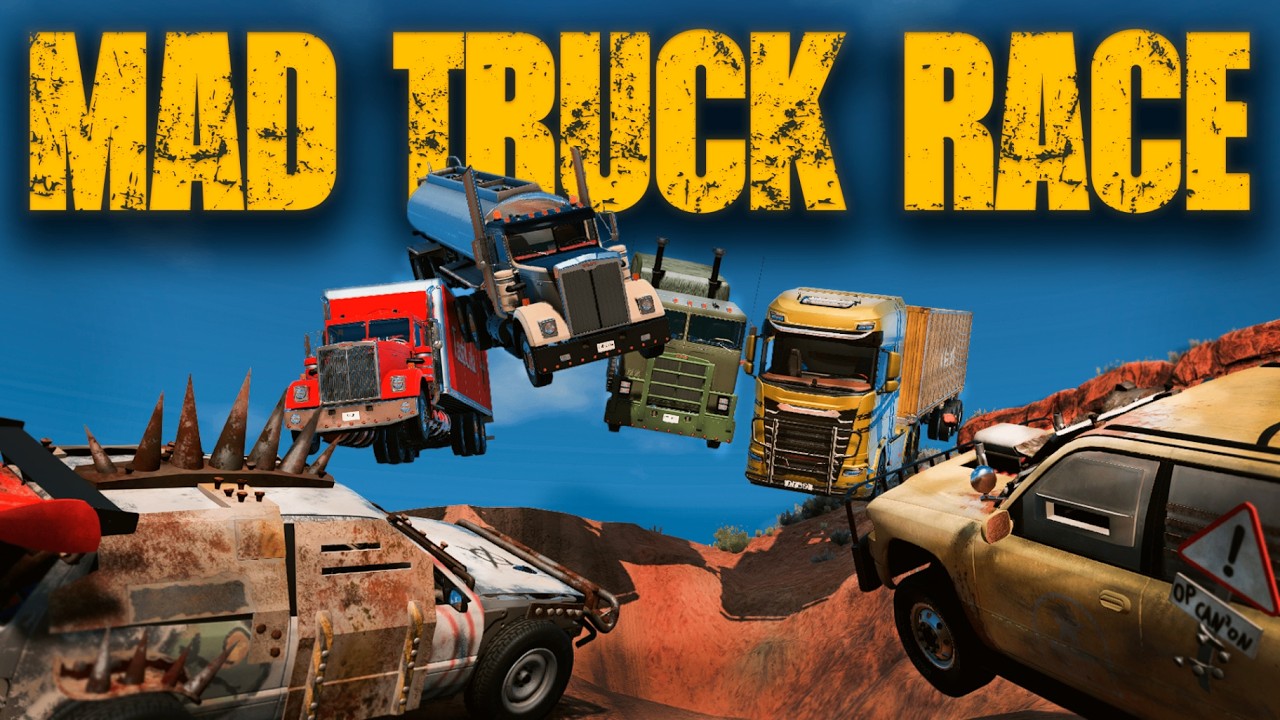 Mad Truck Race | TOTAL DESTRUCTION in BeamNG Drive