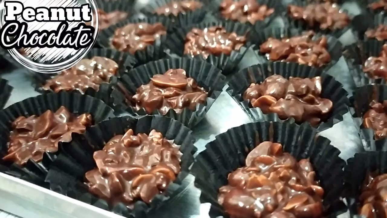 Tanpa oven, Tanpa goreng | Cuma 2 Bahan | Peanut Chocolate | Coklat Kacang | Kue Lebaran