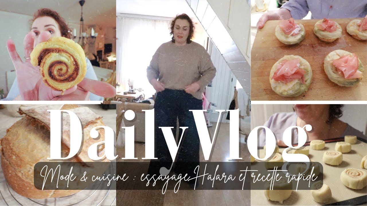 Daily Vlog du 5 février : Mode & cuisine : essayage Halara et recette rapide !!