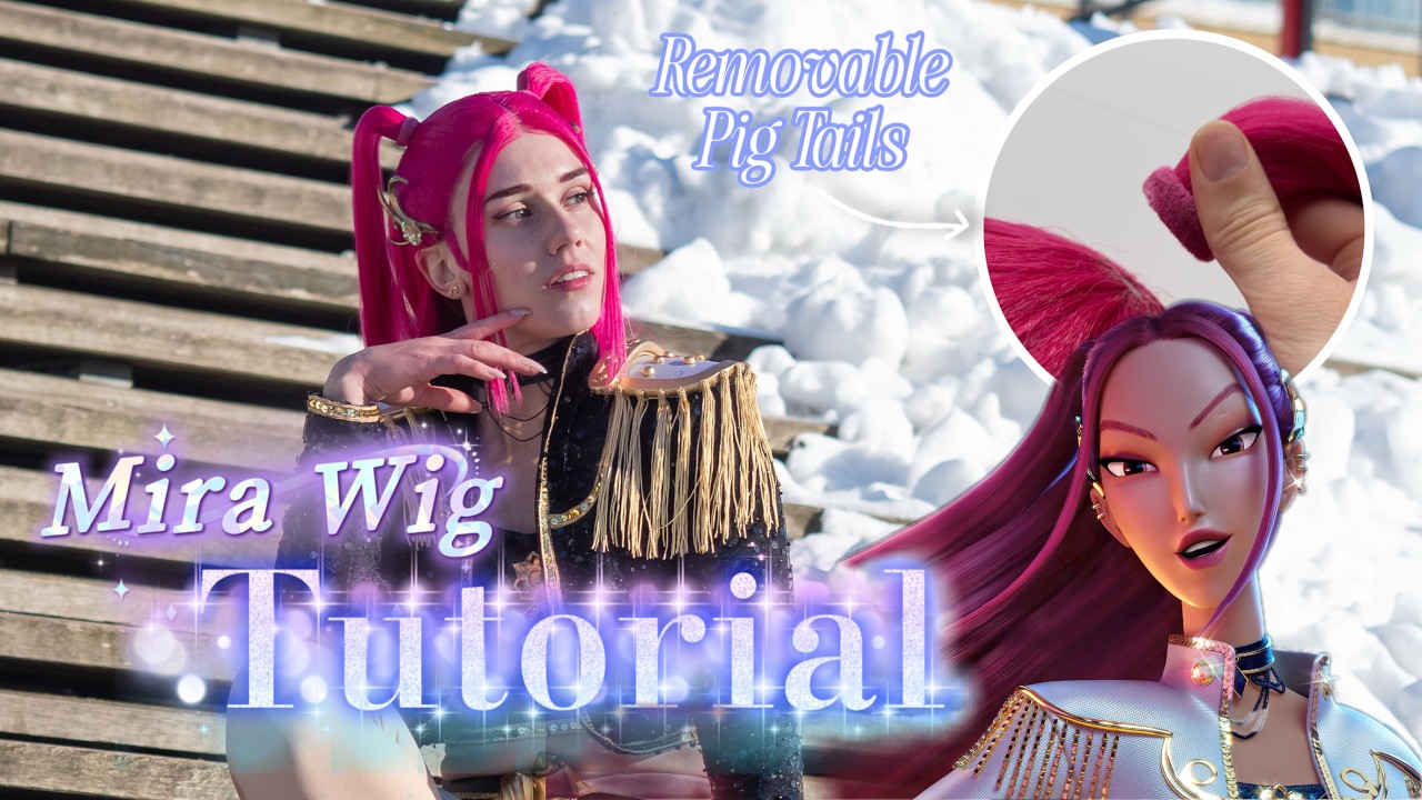 [K-pop Demon Hunters] : Mira Wig Tutorial | ✨ADVANCED✨