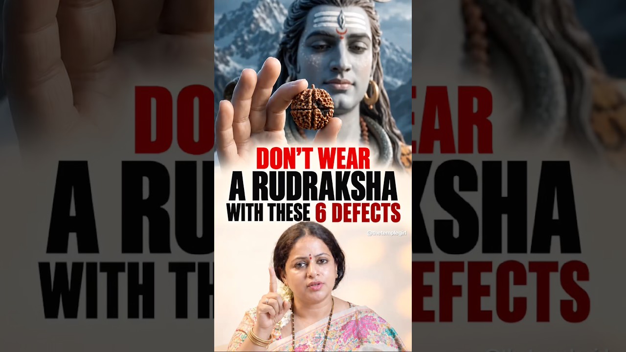 Do you know how to identify a genuine Rudraksha? #rudraksha #shiva #mahadev #sanatandharma