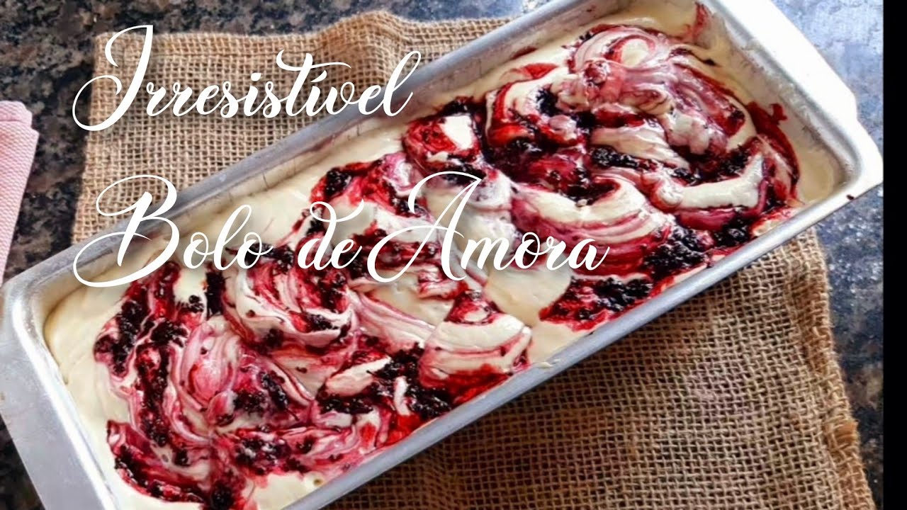  Receita da Vovó Bolo de Amora que Derrete na Boca!